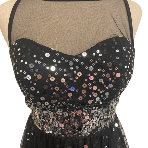 Ruby Rox Sequined Black Dress - Picture 4 of 12
